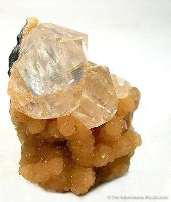 Calcite on Stellerite image