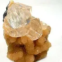 Calcite on Stellerite - image 1