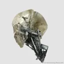 Calcite on Stibnite - image 1