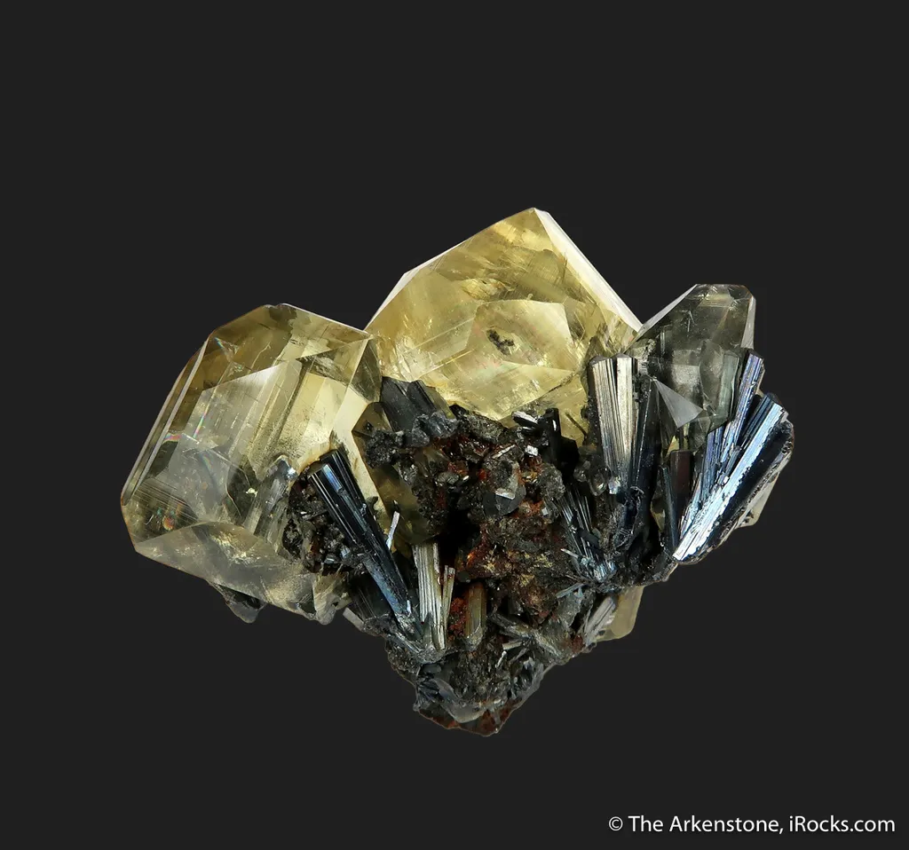 Calcite on Stibnite - image 4