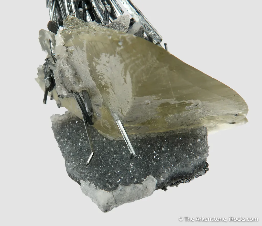Calcite on Stibnite - image 5
