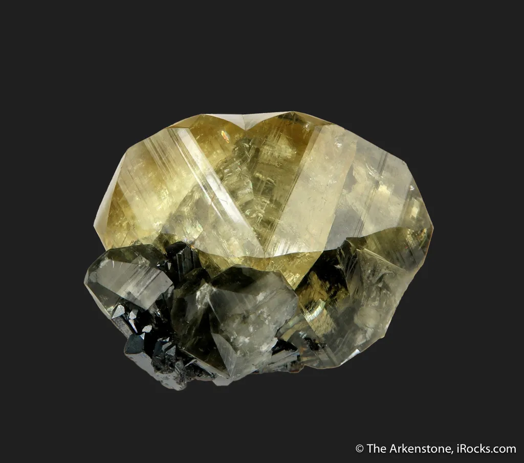 Calcite on Stibnite - image 3