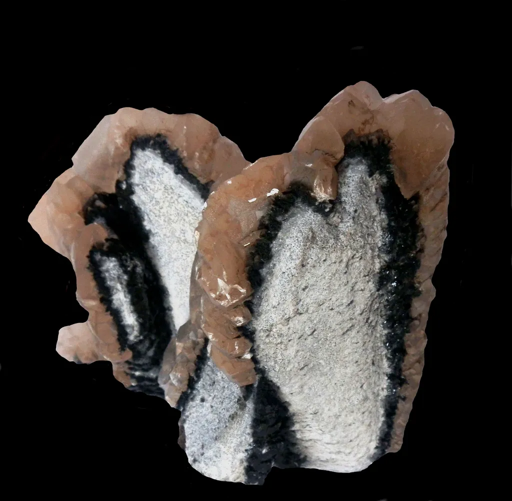 Calcite/ Palygoskite / Romanechite, Chiuhuahua, Mexique image