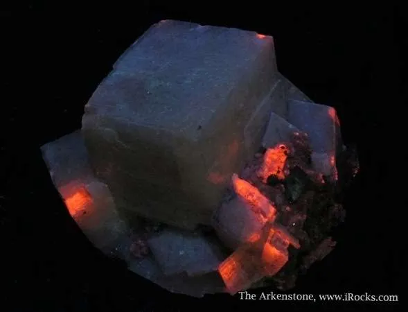 Calcite (Plumbian) With Mottramite - image 6