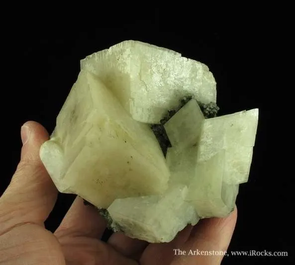 Calcite (Plumbian) With Mottramite - image 3