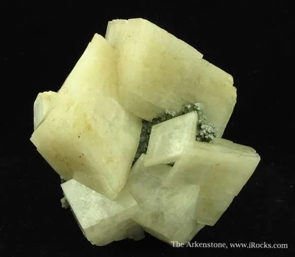 Calcite (Plumbian) With Mottramite - image 2