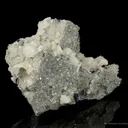 Calcite Ps. After Celestite on Fluorite, Pseudo - image 4