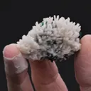 Calcite ps. after Mimetite with Malachite - image 2