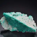 Calcite ps. Cerussite with Dioptase from Namibia, Oshikoto Region, Tsumeb - image 1
