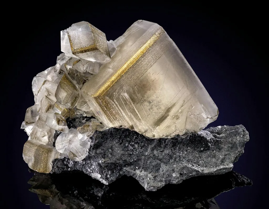 Calcite, Pyrite image