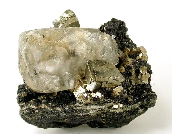 Calcite, Pyrite image