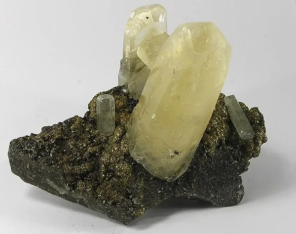 Calcite, Pyrite image