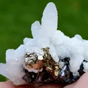 Calcite & Pyrite sphalerite 245 grams - Trepča complex, Mitrovica, Mitrovica District, Kosovo - image 1