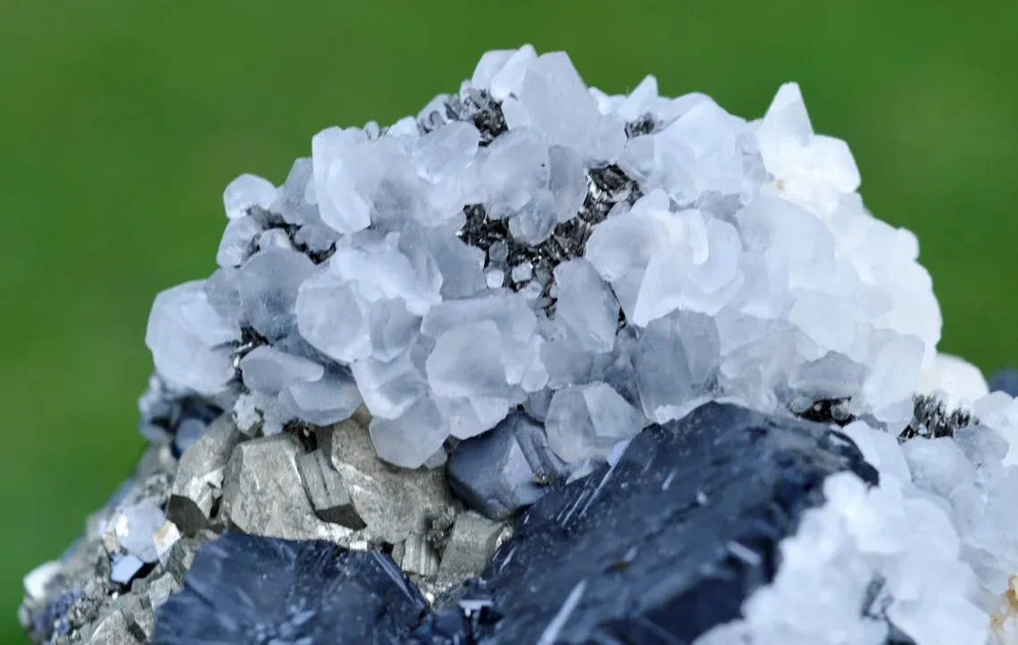 Calcite Pyrite Sphalerite 590 grams - Trepča complex, Mitrovica, Mitrovica District, Kosovo - image 6