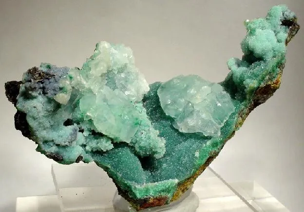 Calcite, Quartz, Malachite image