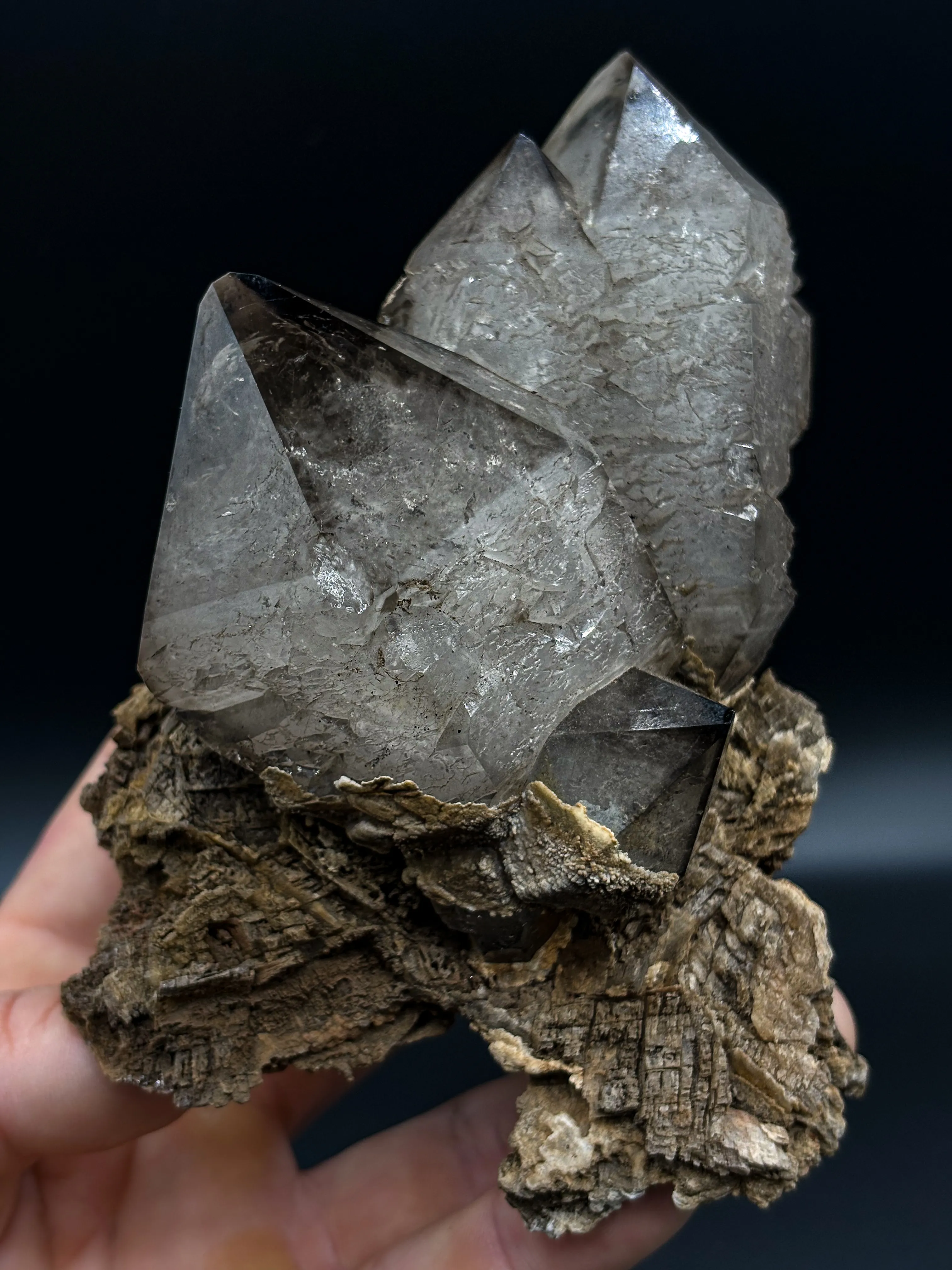 Calcite, Quartz, Smoky quartz from Australia, Western Australia, Pilbara Region - image 1
