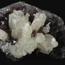 Calcite, Quartz (Var: Amethyst) - image 1