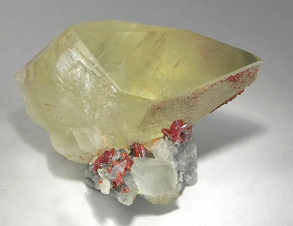 Calcite, Realgar image