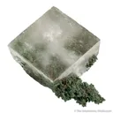 Calcite (Sharp Rhombohedron on Copper) - image 1