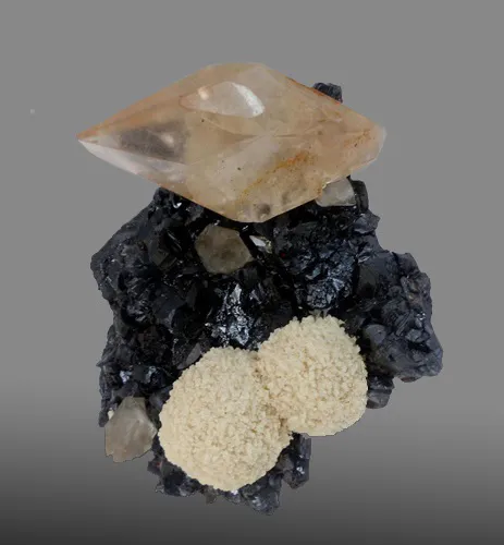 Calcite / sphalérite/ baryto calcite: Elmwood Mine  Tennessee U.S.A image