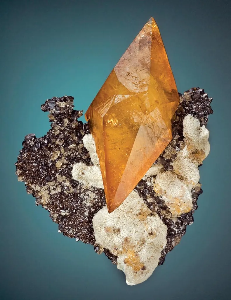 Calcite, Sphalerite, Celestine image