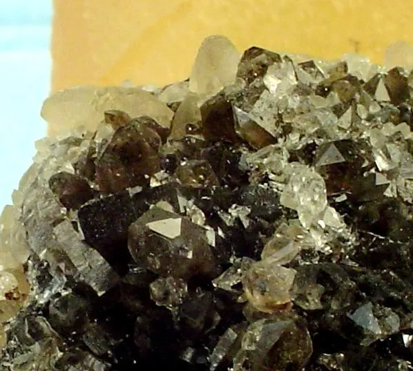 Calcite, Sphalerite, Quartz (Var: Smoky Quartz) - image 3