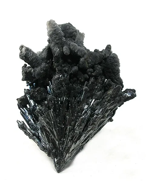 Calcite, Stibnite image