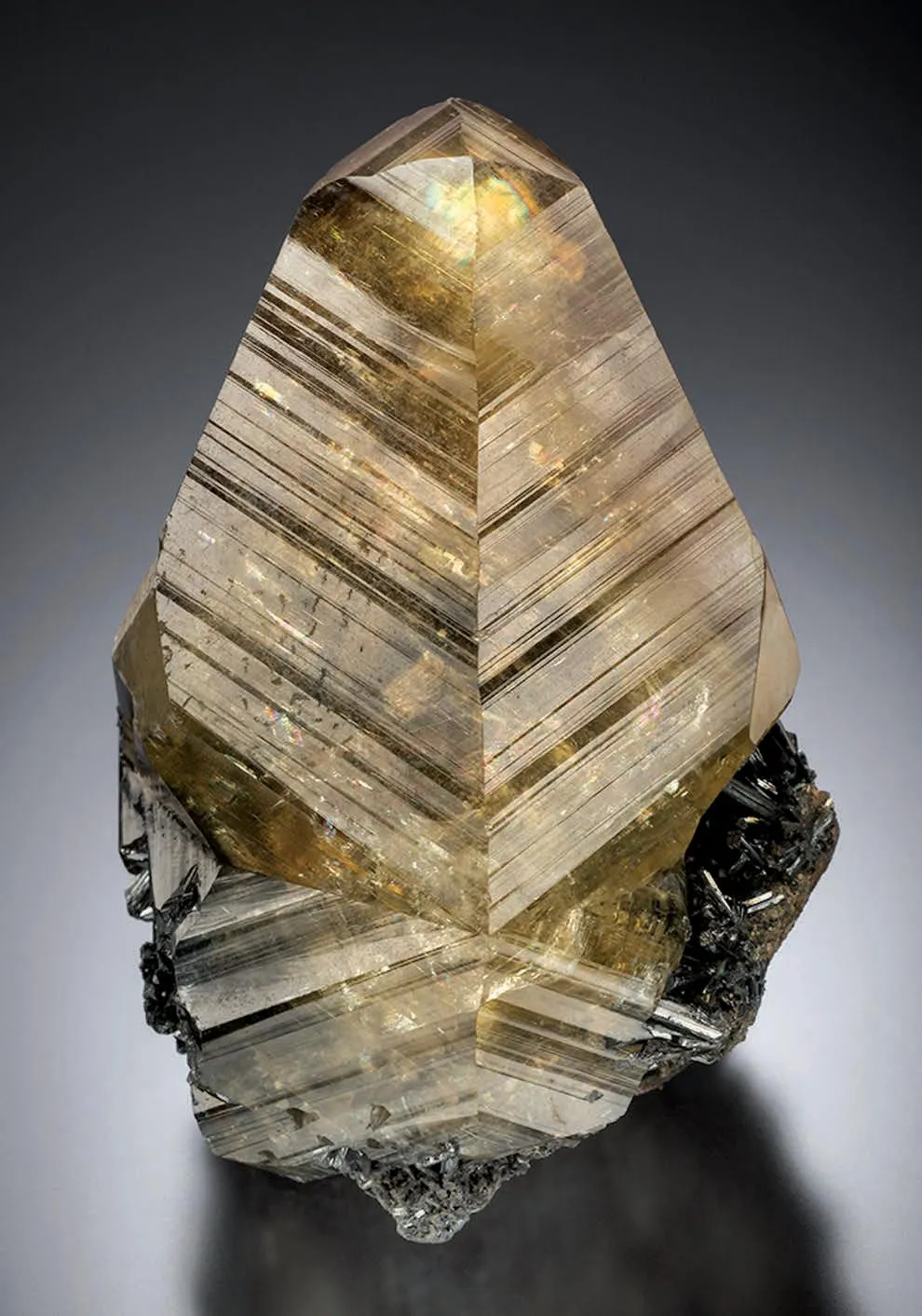 Calcite, Stibnite - image 1