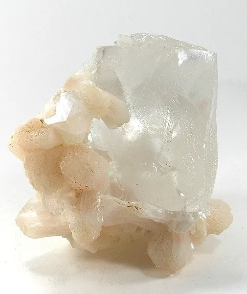 Calcite, Stilbite image