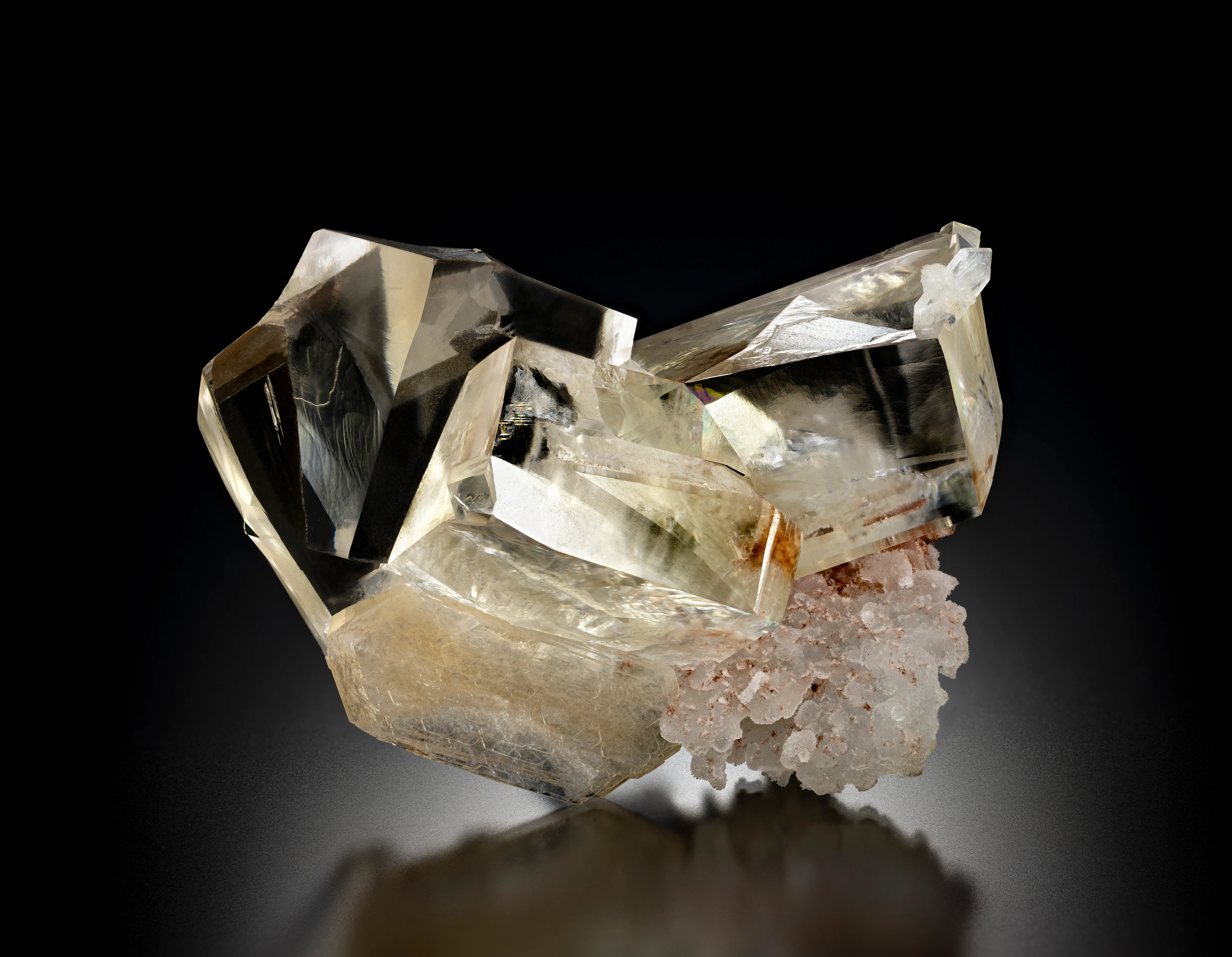 Calcite, Stilbite - image 1