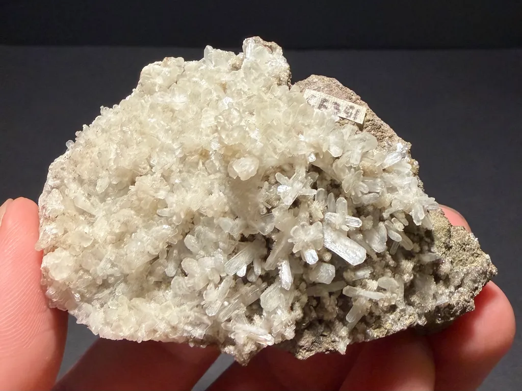 Calcite, Stilbite image