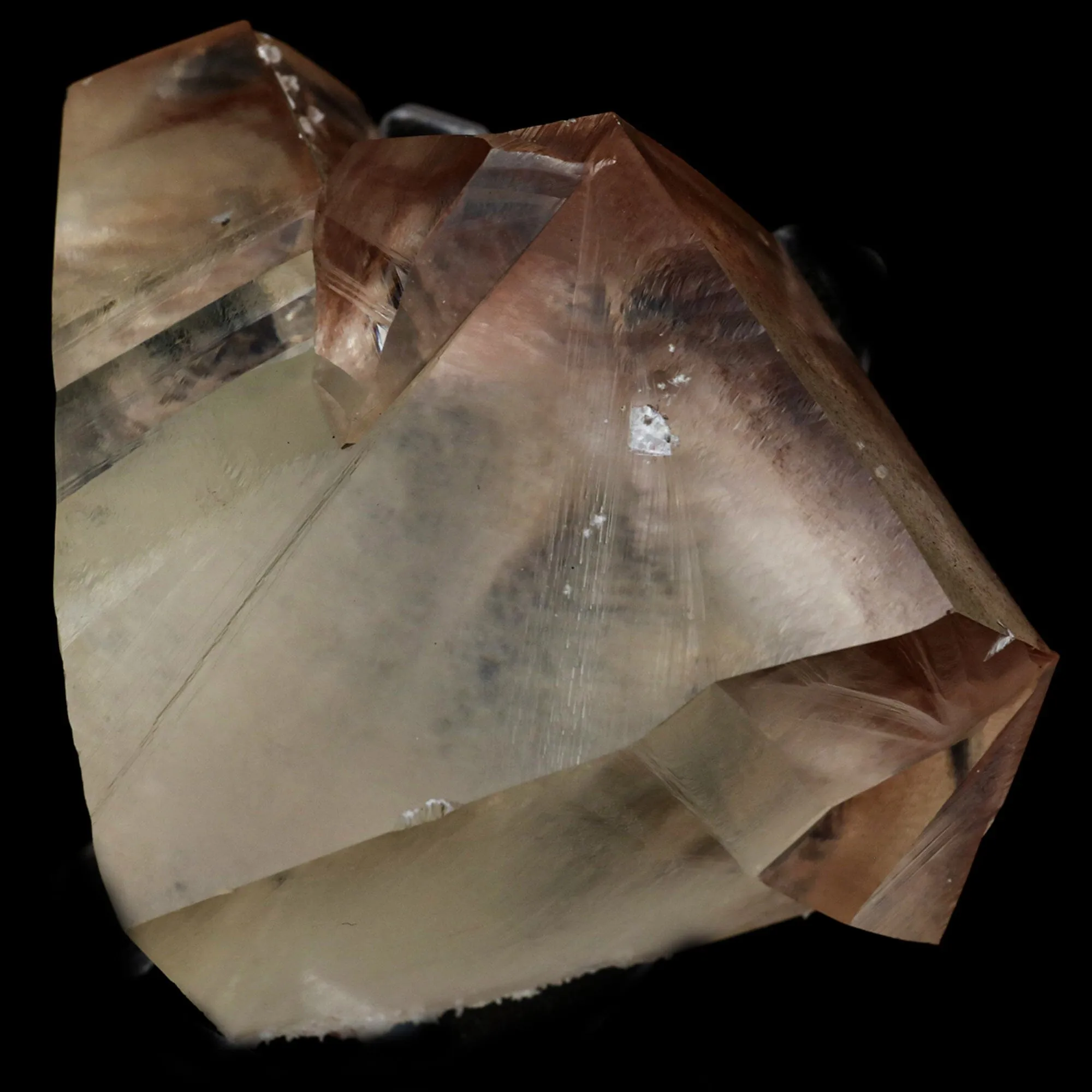 Calcite Terminated Golden Color Natural Mineral Specimen - image 2