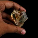 Calcite Terminated Golden Color Natural Mineral Specimen - image 3