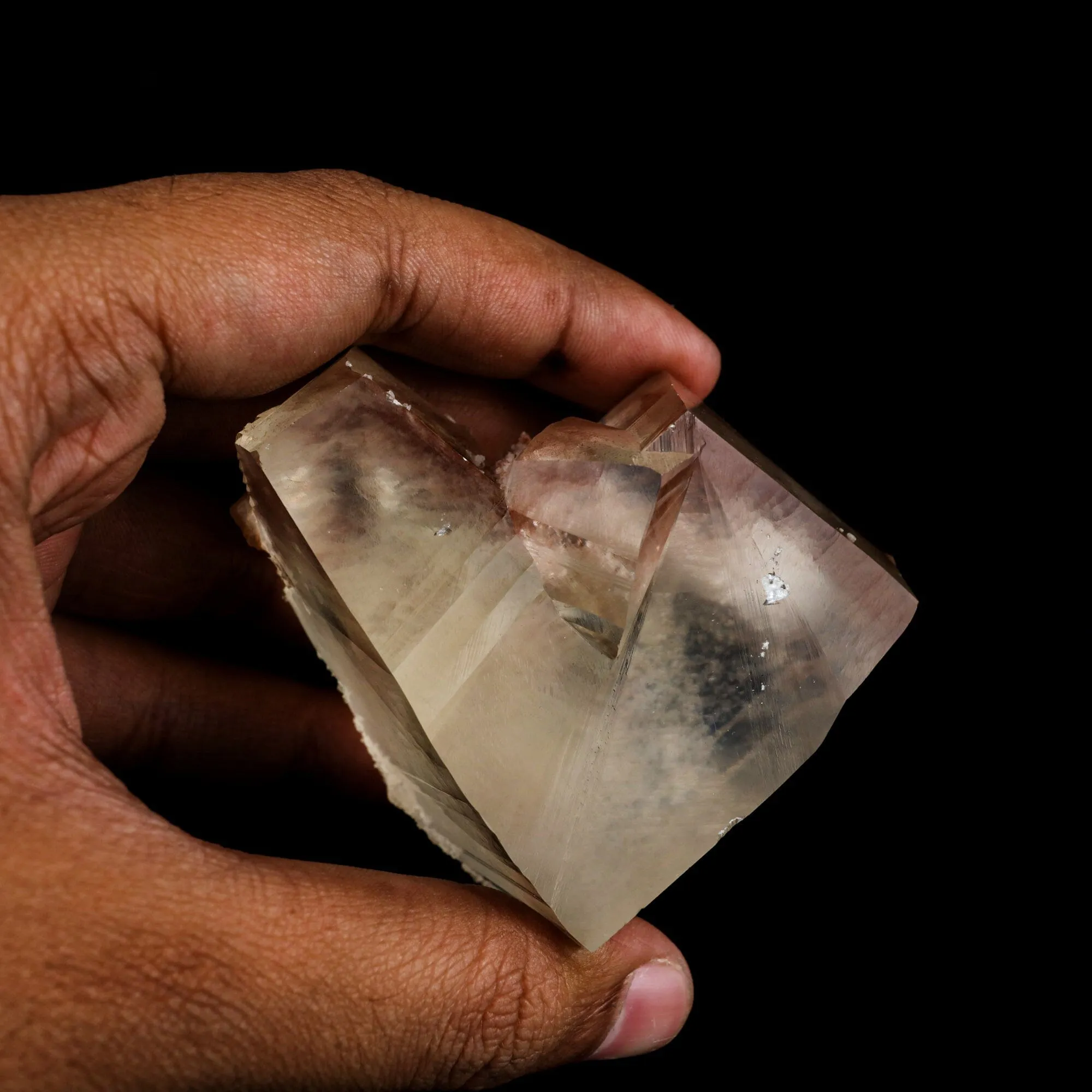 Calcite Terminated Golden Color Natural Mineral Specimen - image 4