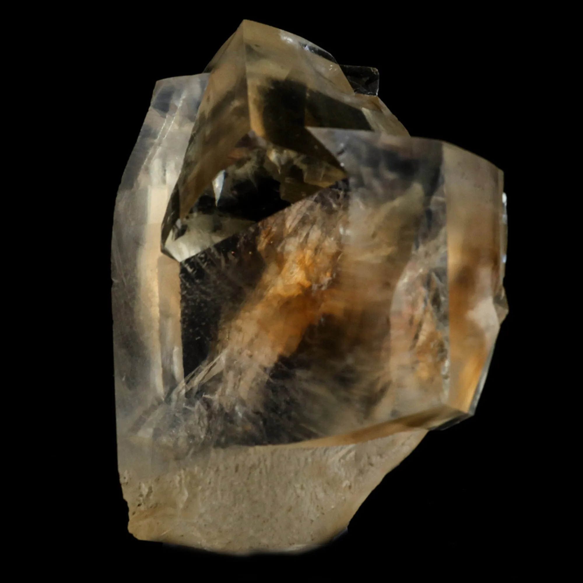 Calcite Terminated Golden Color Natural Mineral Specimen - image 5