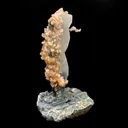 Calcite Tower with Stilbite and Chalcedony Natural Mineral Specimen - image 2