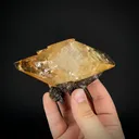 Calcite (twin) on Sphalerite - image 2