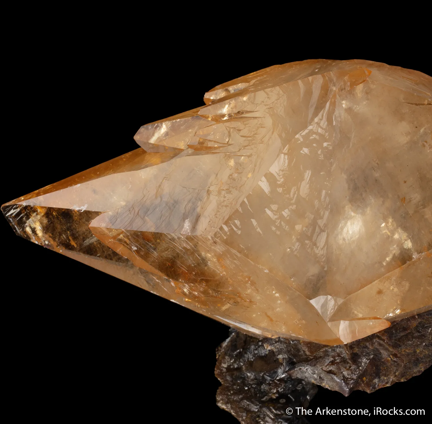 Calcite (twin) on Sphalerite - image 5