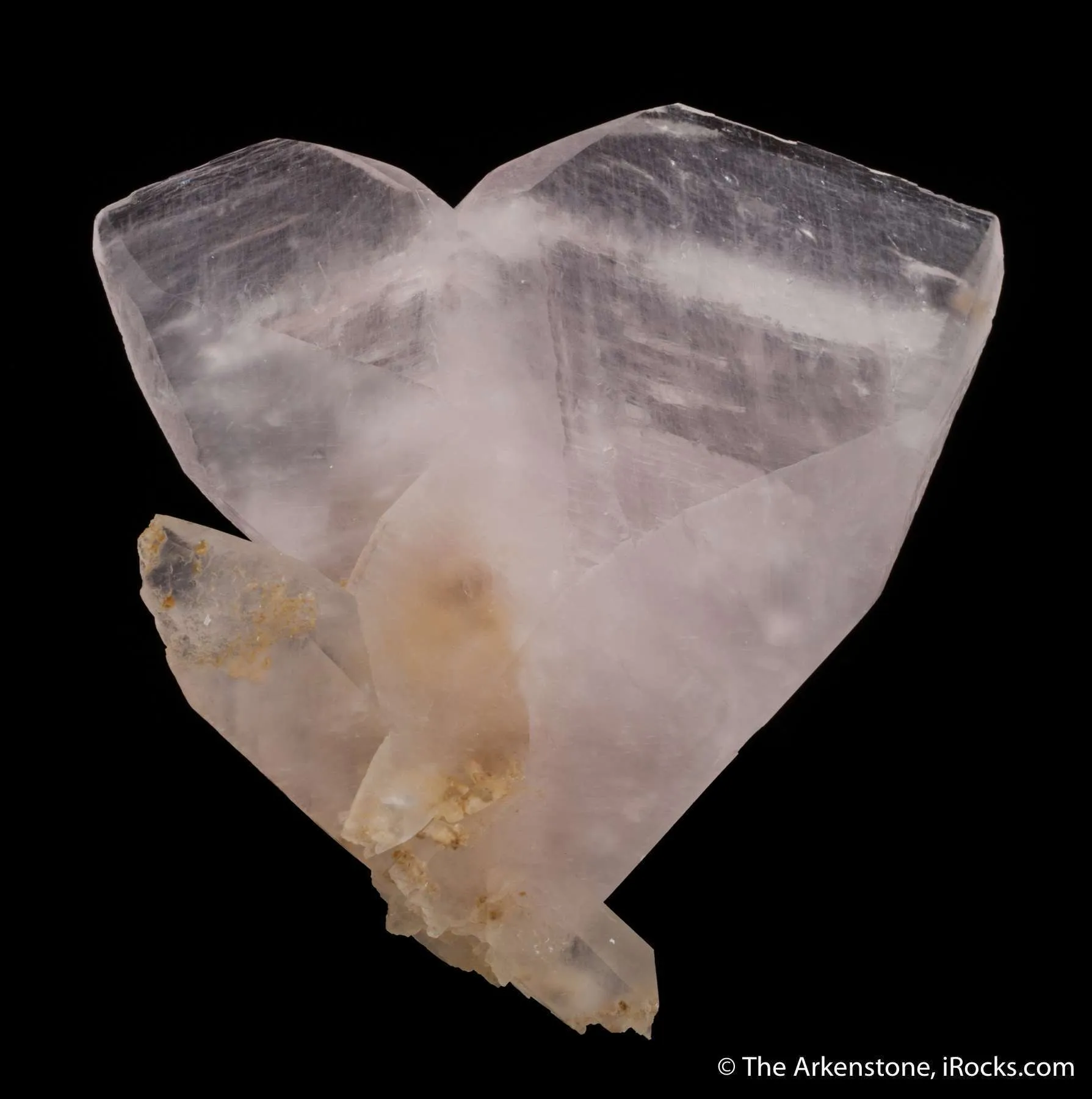 Calcite (twin) var. Manganoan (fluor.) - image 2