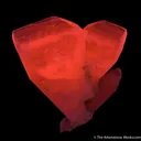 Calcite (twin) var. Manganoan (fluor.) - image 1