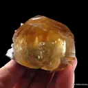 Calcite (twinned) on Fluorite - image 3