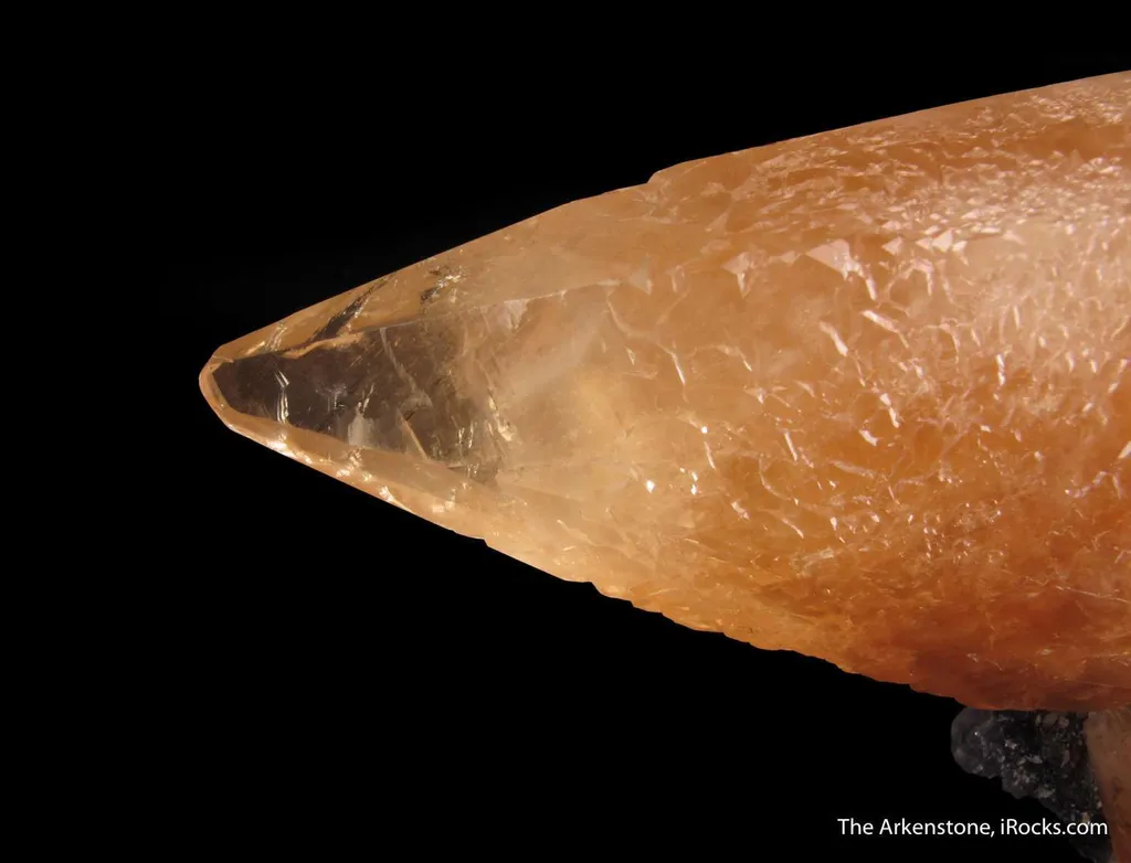Calcite (twinned) on Fluorite - image 2