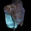 Calcite (twinned) on Fluorite - image 4