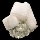 Calcite (Twinned) on Quartz - image 1