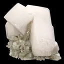 Calcite (Twinned) on Quartz - image 2