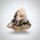 Calcite (Twinned) w/ Palygorskite & Romanèchite - image 4