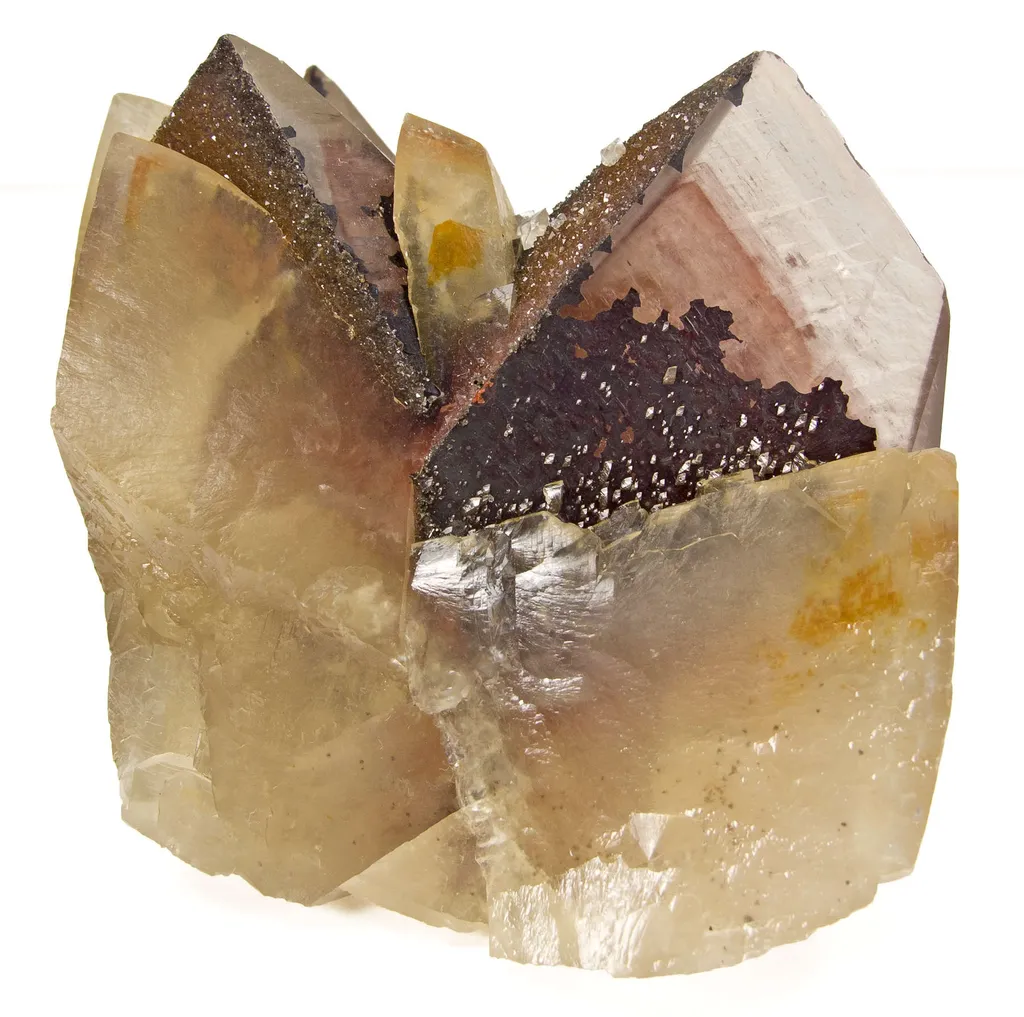 Calcite (Twinned) With Hematite - image 5
