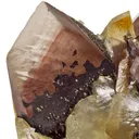 Calcite (Twinned) With Hematite - image 2