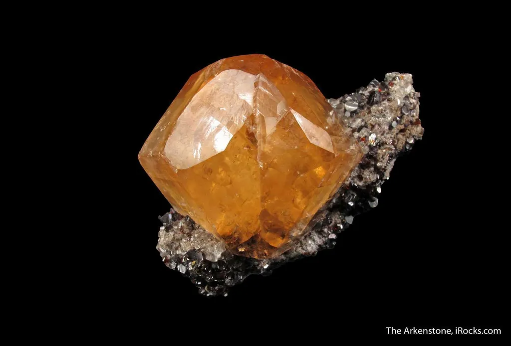 Calcite (twinned) with Sphalerite - image 2