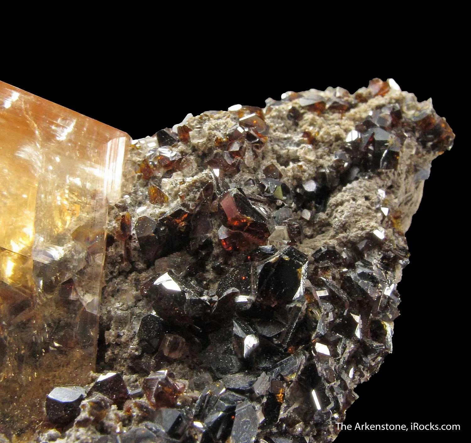 Calcite (twinned) with Sphalerite - image 3